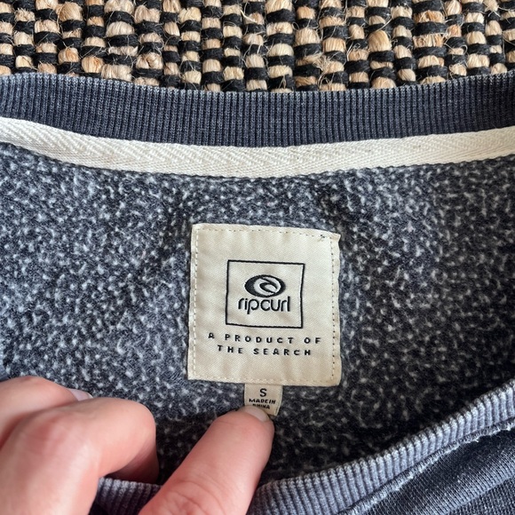 Rip Curl Melting Waves Crew Sweatshirt Blue size Small - Picture 6 of 6